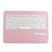 IP011 Detachable Bluetooth 3.0 ABS Keyboard + Litchi Texture Leather Tablet Case for iPad Pro 11 inch (2018), with Sleep Function (Pink)