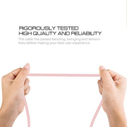 3m 3A Woven Style Metal Head 8 Pin to USB Data / Charger Cable(Rose Gold)