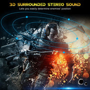 ONIKUMA K1 PRO Stereo Surround Gaming Headphone with Microphone & LED Lights(Black Blue)