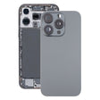 For iPhone 16 Pro Max Original Glass Battery Back Cover with Camera Lens Cover(Black) -  by PMC Jewellery | Online Shopping South Africa | PMC Jewellery | Buy Now Pay Later Mobicred