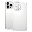 For iPhone 16 Pro Easy Replacement Big Camera Hole Glass Back Battery Cover(White) -  by PMC Jewellery | Online Shopping South Africa | PMC Jewellery | Buy Now Pay Later Mobicred