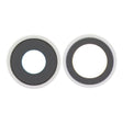 For iPhone 16 / 16 Plus Rear Camera Lens Cover (White) - Camera Series by PMc TechLife | Online Shopping South Africa | PMc TechLife | Buy Now Pay Later Mobicred