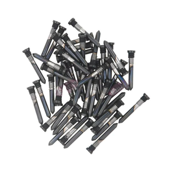 For iPhone 16 Pro / 16 Pro Max 100pcs Charging Port Screws(Black)