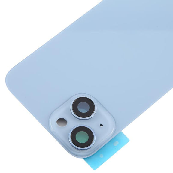 For iPhone 14 China Version Battery Back Cover with Middle Frame(Blue)
