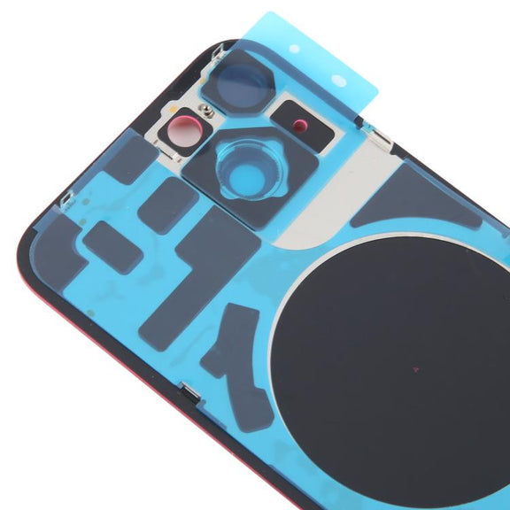 For iPhone 14 China Version Battery Back Cover with Middle Frame(Red)