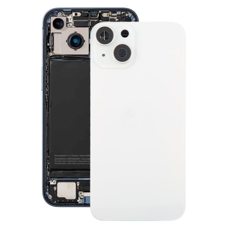 For iPhone 14 China Version Battery Back Cover with Middle Frame(White)