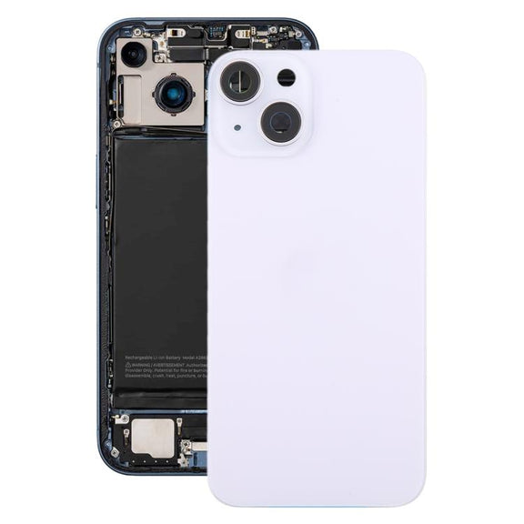 For iPhone 14 EU Version Battery Back Cover with Middle Frame(Purple)