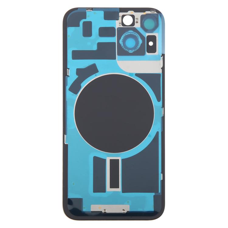 For iPhone 14 EU Version Battery Back Cover with Middle Frame(Yellow)