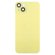 For iPhone 14 Plus EU Version Battery Back Cover with Middle Frame(Yellow)