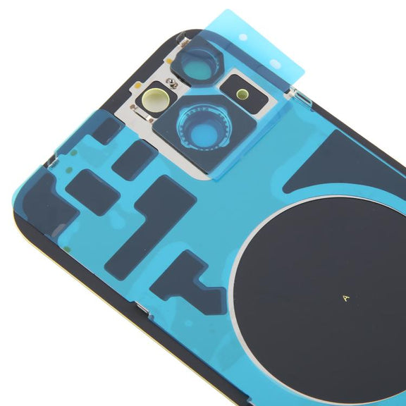 For iPhone 14 Plus EU Version Battery Back Cover with Middle Frame(Yellow)