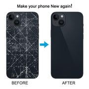 For iPhone 14 Plus EU Version Battery Back Cover with Middle Frame(White)