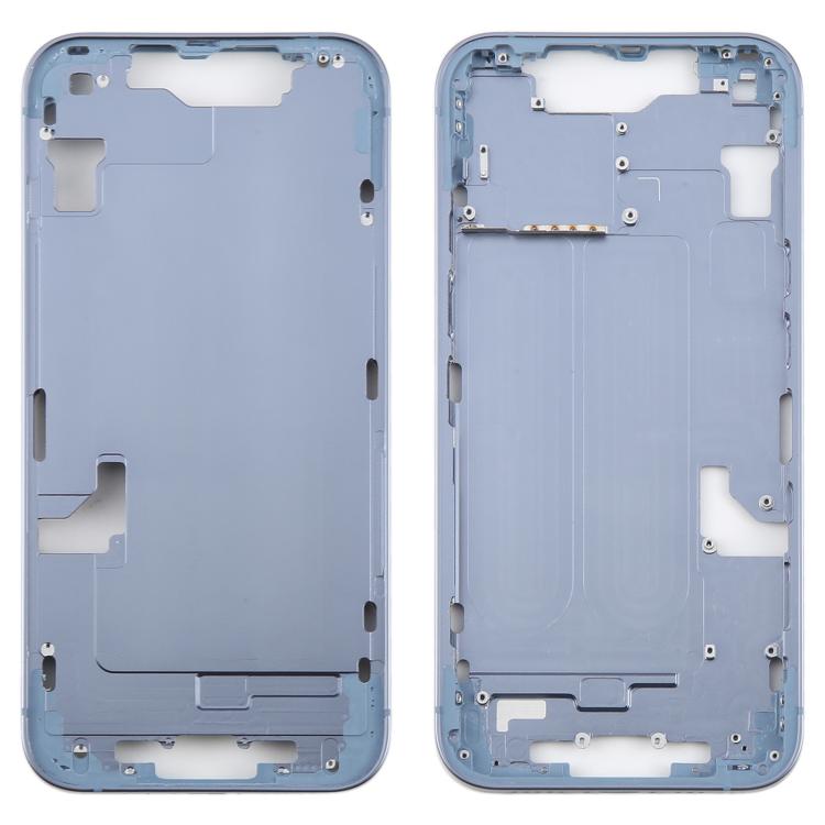 For iPhone 14 Middle Frame Bezel Plate (Blue)