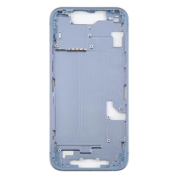 For iPhone 14 Middle Frame Bezel Plate (Blue)