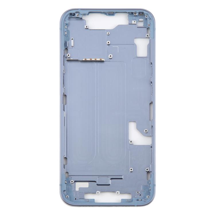 For iPhone 14 Middle Frame Bezel Plate (Blue)