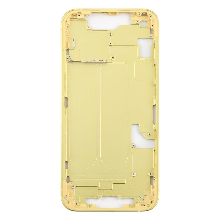 For iPhone 14 Middle Frame Bezel Plate (Yellow)