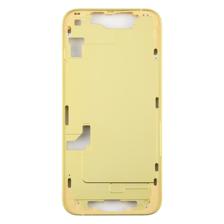 For iPhone 14 Middle Frame Bezel Plate (Yellow)