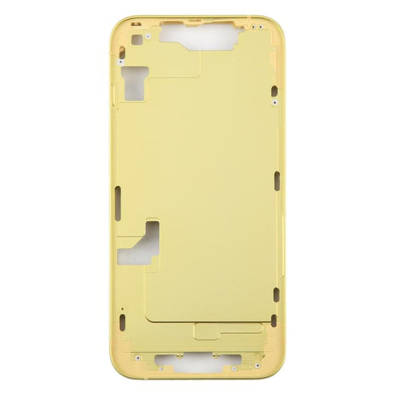 For iPhone 14 Middle Frame Bezel Plate (Yellow)