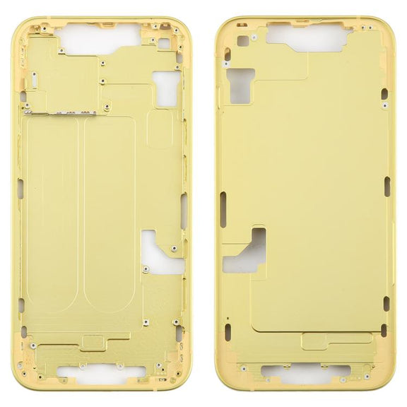 For iPhone 14 Middle Frame Bezel Plate (Yellow)