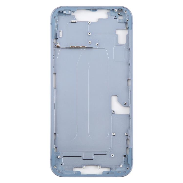 For iPhone 14 Plus Middle Frame Bezel Plate (Blue)