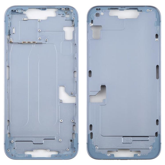 For iPhone 14 Plus Middle Frame Bezel Plate (Blue)