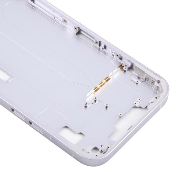 For iPhone 14 Plus Middle Frame Bezel Plate (Purple)