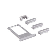 4 in 1 for iPhone 6 Plus (Card Tray + Volume Control Key + Power Button + Mute Switch Vibrator Key)(Grey)