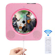 The Second Generation Portable Digital Display Bluetooth Speaker CD Player with Remote Control (Pink) - DVD & LCD Player by PMC TechLife | Online Shopping South Africa | PMC TechLife | Buy Now Pay Later Mobicred