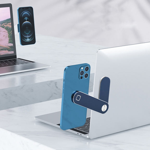R-JUST SJ05-3 Multi-function Laptop Magnetic Expanded Metal Holder (Blue)
