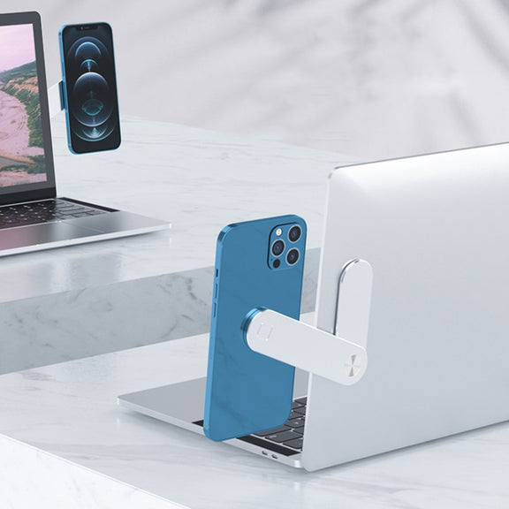 R-JUST SJ05-3 Multi-function Laptop Magnetic Expanded Metal Holder (Silver)
