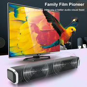 NewRixing NR-2017 Portable Bluetooth Speaker, Support Hands-free Call / TF Card / FM / U Disk (Red)