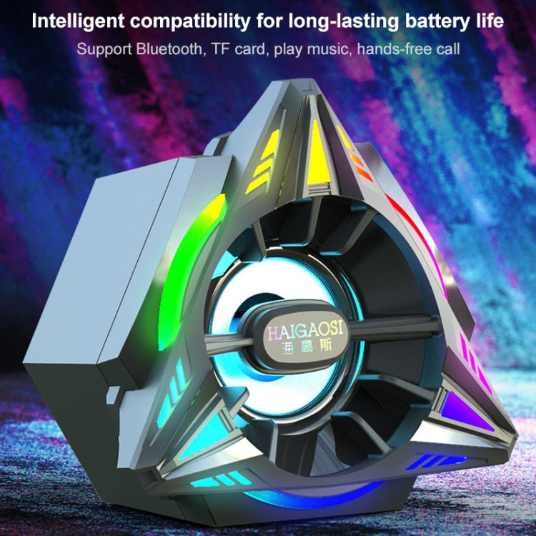 IT-02 Bluetooth 5.0 Mini Portable Computer RGB Wireless Bluetooth Speaker (Blue)