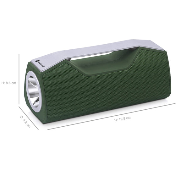 NewRixing NR-2028 Portable Lighting Wireless Bluetooth Stereo Speaker Support TWS Function Speaker (Black)