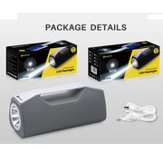 NewRixing NR-2028 Portable Lighting Wireless Bluetooth Stereo Speaker Support TWS Function Speaker (Blue)