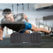 NewRixing NR-2029 Portable Wireless Bluetooth Stereo Speaker Support TWS Function Speaker(Grey)