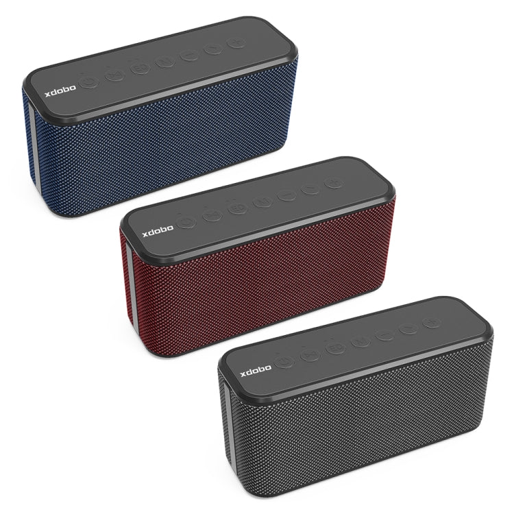 XDOBO X8 Plus 80W Wireless Bluetooth Speaker Outdoor Subwoofer Support TWS & TF Card & U Disk (Blue)