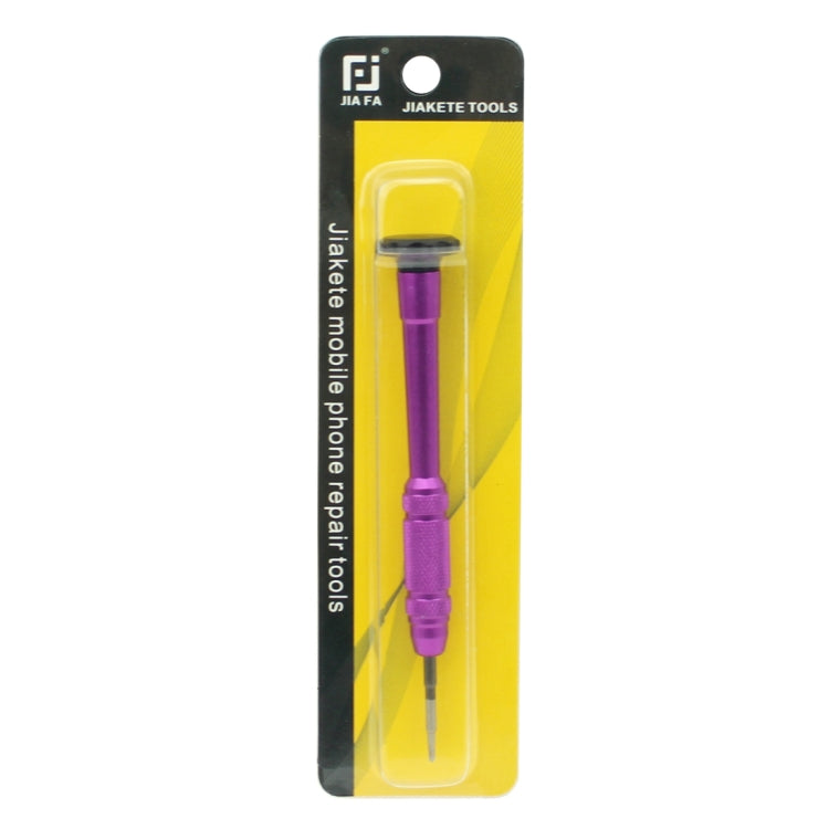 JIAFA JF-609-0.6Y Tri-point 0.6 Repair Screwdriver for iPhone 7 & 7 Plus & Apple Watch(Magenta)