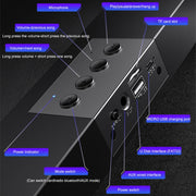 YINDIAO A36 Bluetooth 5.0 Smart Subwoofer Computer Wireless Bluetooth Speaker, Bluetooth Upgrade Version(Black)