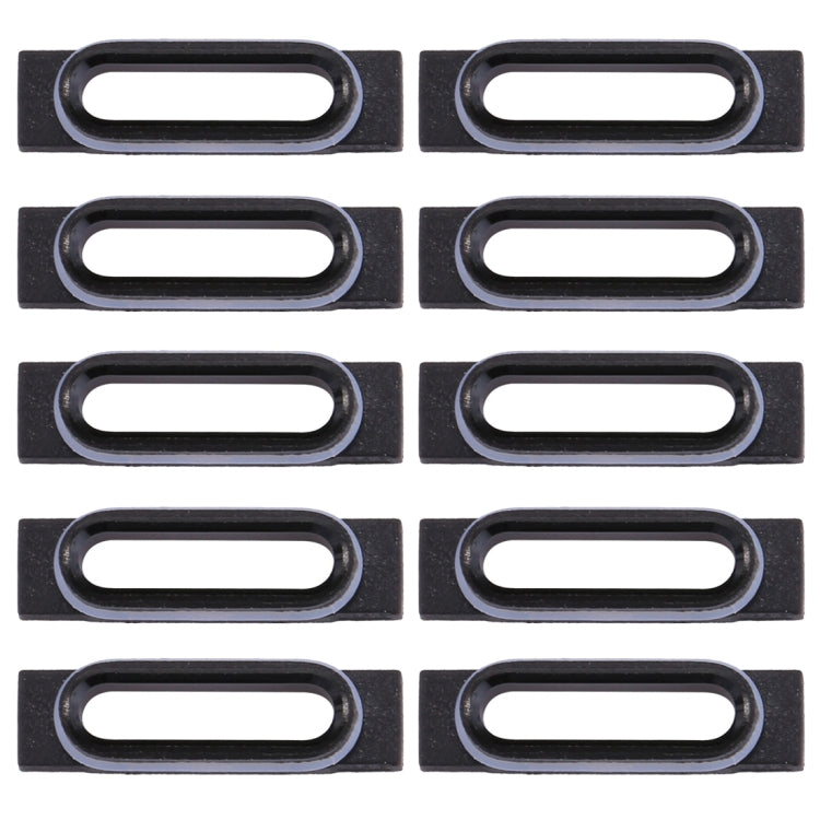 10 PCS for iPhone 7 Charging Port Retaining Brackets(Black)