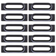10 PCS for iPhone 7 Charging Port Retaining Brackets(Black) - iPhone 7 Parts by PMc TechLife | Online Shopping South Africa | PMc TechLife | Buy Now Pay Later Mobicred