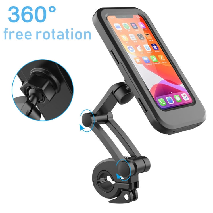 Water-resistant Bag Bicycle Touch Screen Mobile Phone Bracket for Phone Under 7 inches