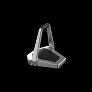 2 PCS R-JUST BJ01 Universal Stickable Shield Shape Laptop Foldable Stand(Silver)