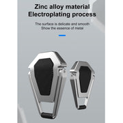 2 PCS R-JUST BJ01 Universal Stickable Shield Shape Laptop Foldable Stand(Silver)