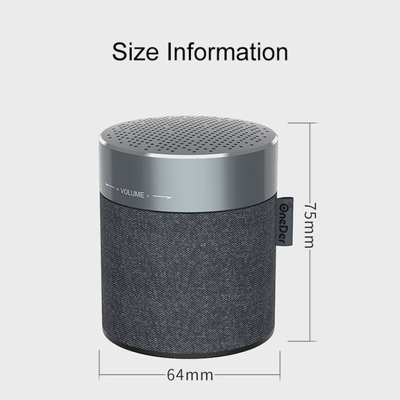 Oneder V13 Mini  Wireless Bluetooth Speaker, Support Hands-free & TF & FM & AUX(Red)