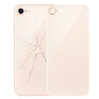 Back Cover with Adhesive for iPhone 8 (Gold) - Back Cover by PMC TechLife | Online Shopping South Africa | PMC TechLife