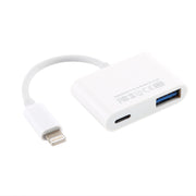 NK101 8 Pin to USB Camera Reader Adapter, Compatible with IOS 9.1 and Above Systems