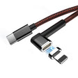Type-C / USB-C to 8 Pin PD Angle Head Magnetic Charging Data Cable - Charging Cable & Head by PMC TechLife | Online Shopping South Africa | PMC TechLife | Buy Now Pay Later Mobicred