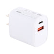 U085 20W USB + Type-C Fast Charging Travel Power Adapter, US Plug - USB Charger by PMC TechLife | Online Shopping South Africa | PMC TechLife | Buy Now Pay Later Mobicred