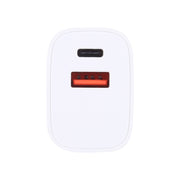 U085 20W USB + Type-C Fast Charging Travel Power Adapter, US Plug