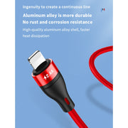 40W 5A USB to Micro USB + USB-C / Type-C + 8 Pin Fast Charging Data Cable, Cable Length: 1.2m