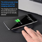 964 10W Lightweight Portable Smart Wireless Charger(White)